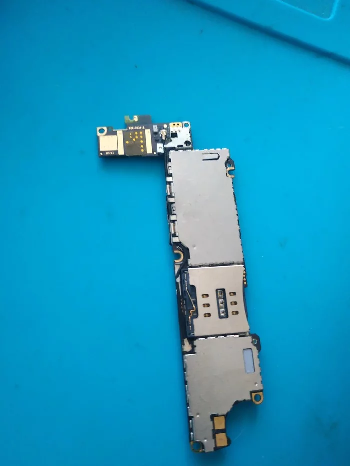 How to remove protective plates from iPhone board? - My, Repair, Repair iPhone