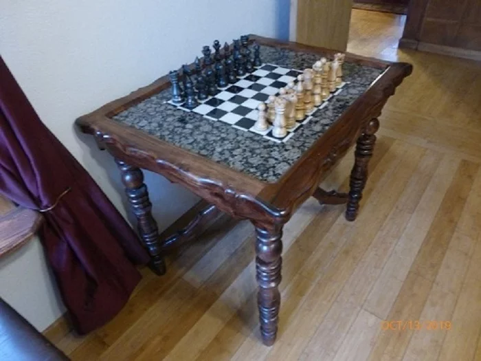 DIY chess table - My, With your own hands, Craftsmanship, Table, Chess, Raccoon, Longpost