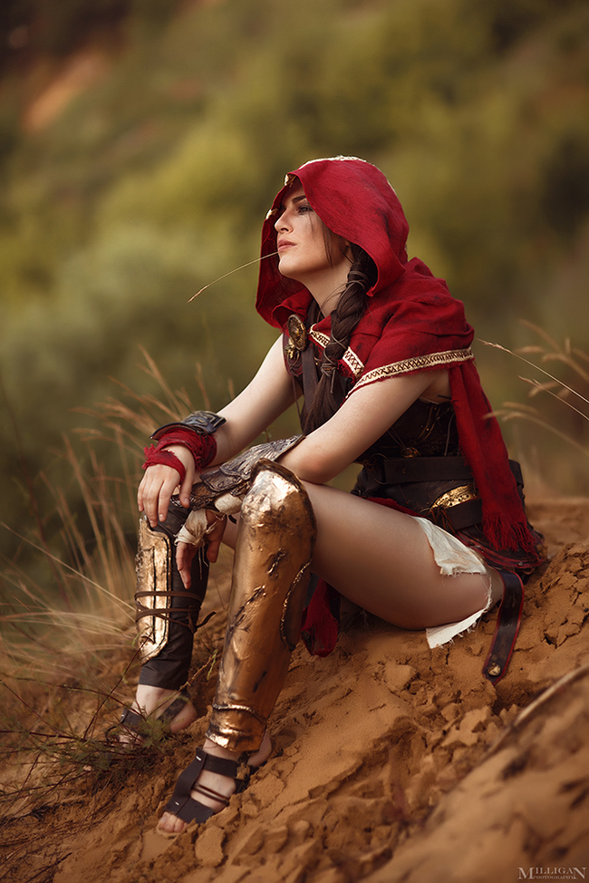 AC Odyssey (cosplayers @katelannblogs, @asya.erik, photographer milliganvick) - My, Assassins creed, Assassins creed odyssey, Cosplay, Games, Longpost