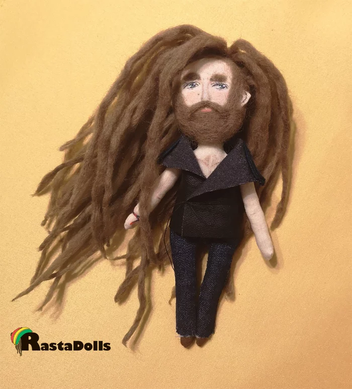 Brownie Giuseppe - My, Rasta, Rastaman, Dreadlocks, Dreadlocks, Textile doll, Interior doll, Doll, Longpost