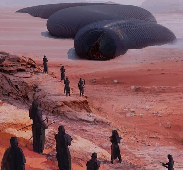 Dune - Art, Drawing, Fan art, Concept Art, Dune, Longpost, Alex Jay Brady