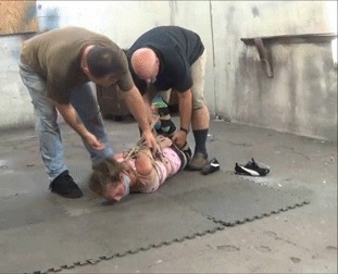 Nichole got tag teamed Бондаж, Связывание, Фетишизм, Длиннопост, Гифка, Девушки
