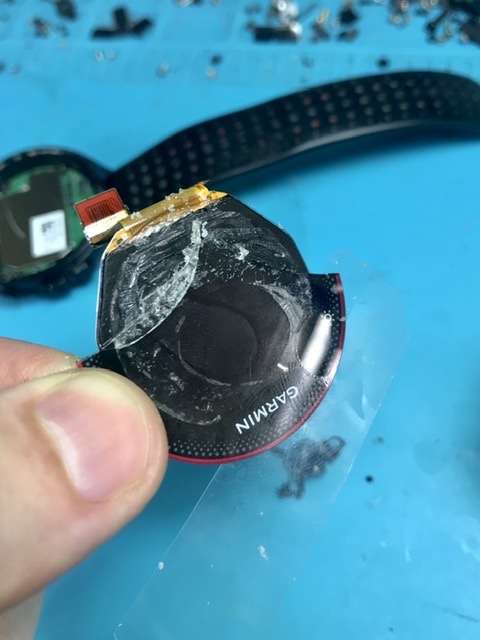 Garmin Forerunner 235 - glass replacement. - My, Garmin, Clock, Watch repair, Smart watch, Longpost