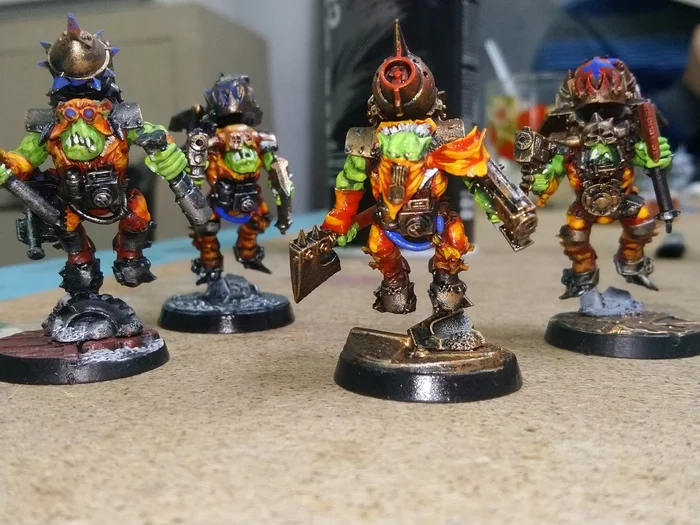 A bunch of stormboys - My, Orcs, Warhammer 40k