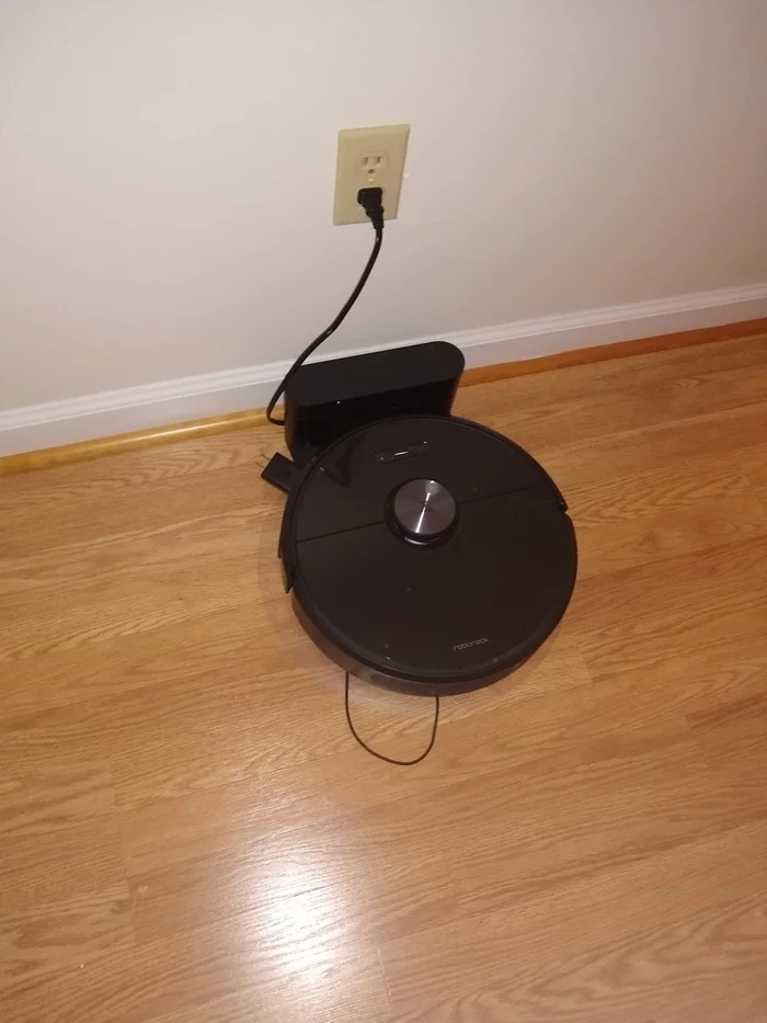 Who stole my phone charger? - My, Robot Rock, Robotization, Robot Vacuum Cleaner