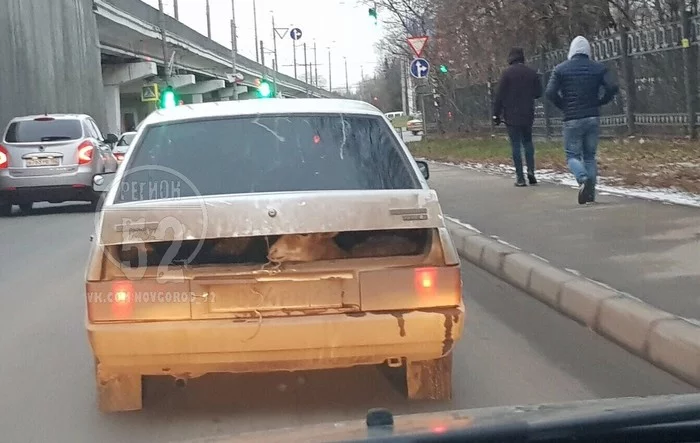 Parktronic - Nizhny Novgorod, Proletarka, Goat, Riding in the trunk