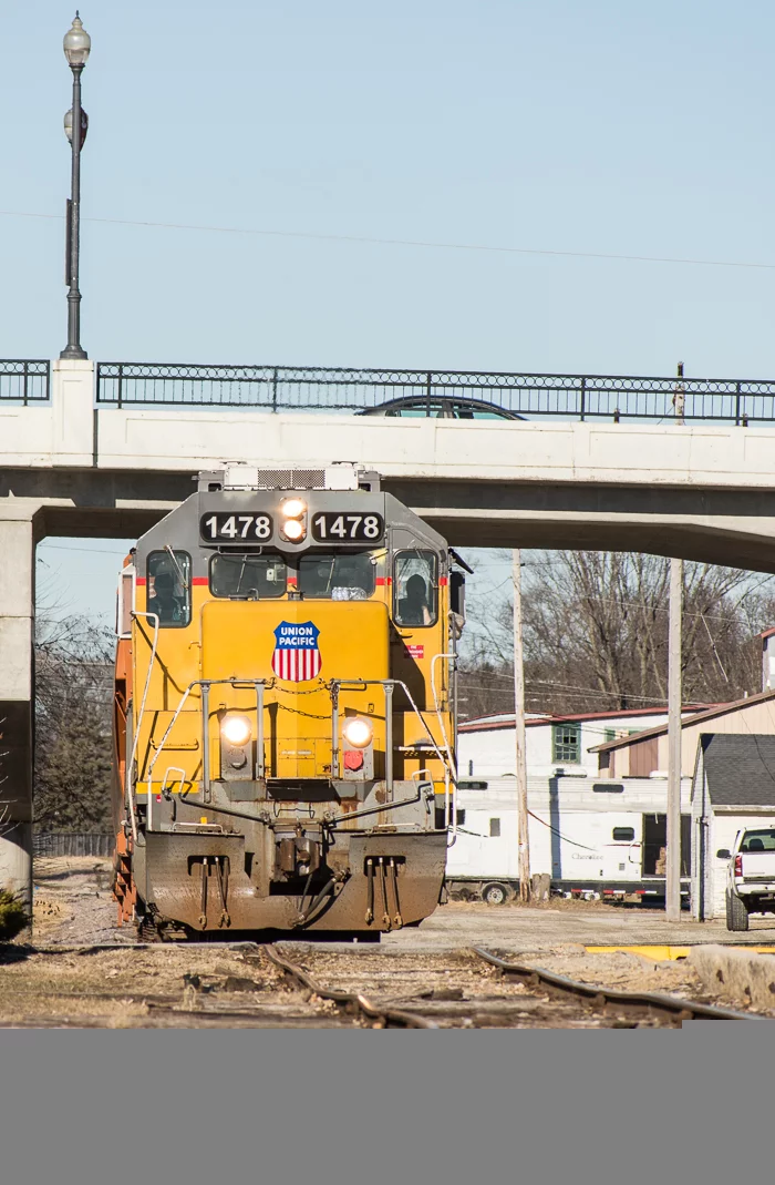 Way... - Railway, USA, A train, Railway track