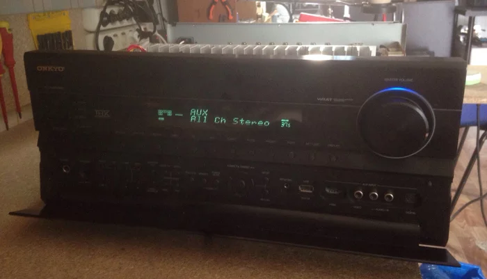 Revitalizing the Onkyo TX-NR808 receiver. The sound disappears - My, Repair of equipment, Receiver, Onkyo, Lost sound, Bga, Soldering, Infrared Soldering Station, Longpost
