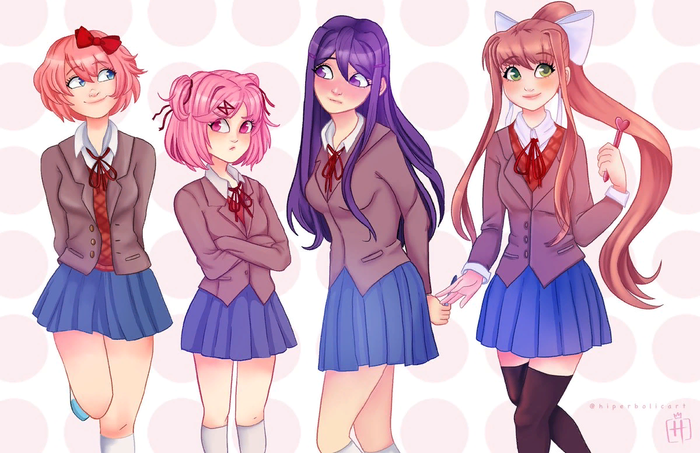Doki doki literature club in japan