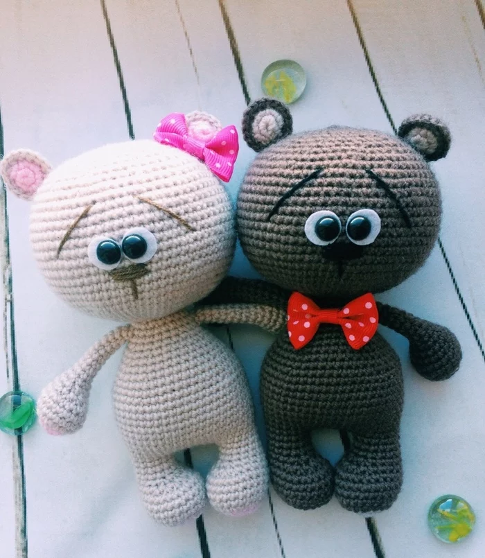 Bears - My, Bears, Crochet, Needlework without process, Hobby, Longpost