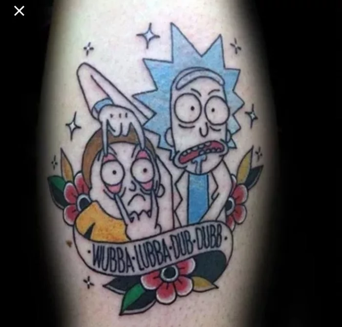 The dream of life but there is one thing - My, Tattoo, Rick and Morty, Dream, Competition, In contact with