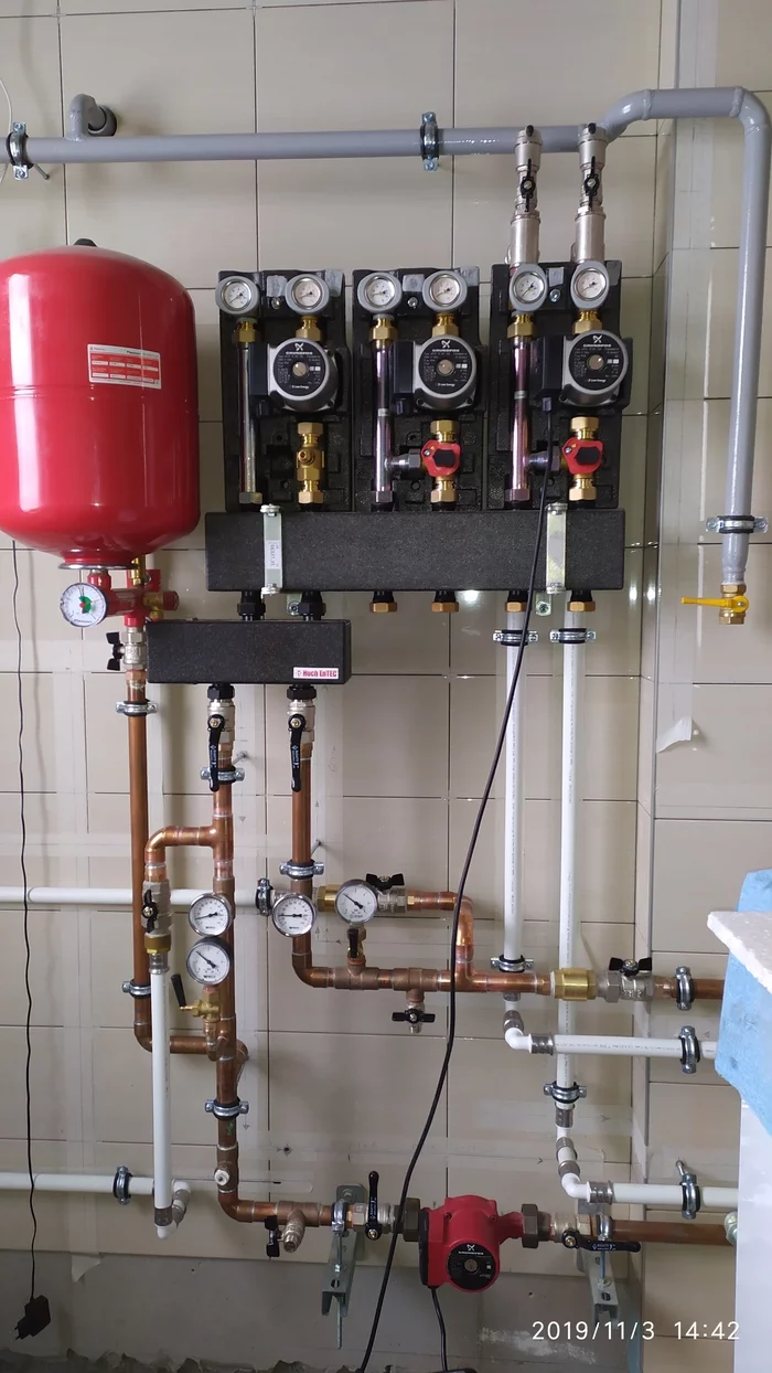 Everyday life of a plumber 18 - Electric boiler - My, Engineering systems, Heating, Electric boiler, Boiler room, Building, Private house, Longpost
