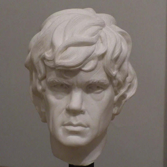 Sculpture of Tyrion, scale 1:3. - My, Game of Thrones, Tyrion Lannister, Sculpture, Video, Longpost