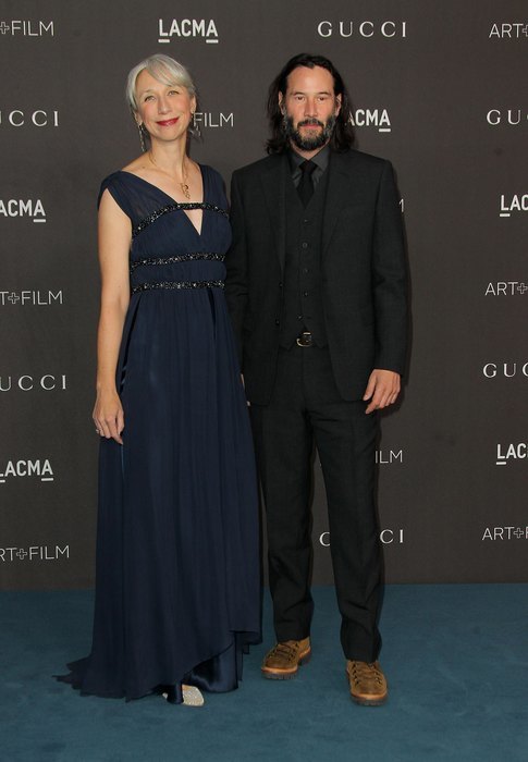 Keanu Reeves reappeared in public with Alexandra Grant - Keanu Reeves, Alexandra Grant, The photo, Pair, Relationship, Actors and actresses, Artist, Longpost