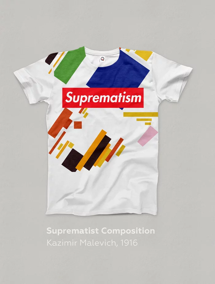 Fashionable Suprematism. - My, Supreme, Kazimir Malevich, Suprematism, Graphic design, Longpost