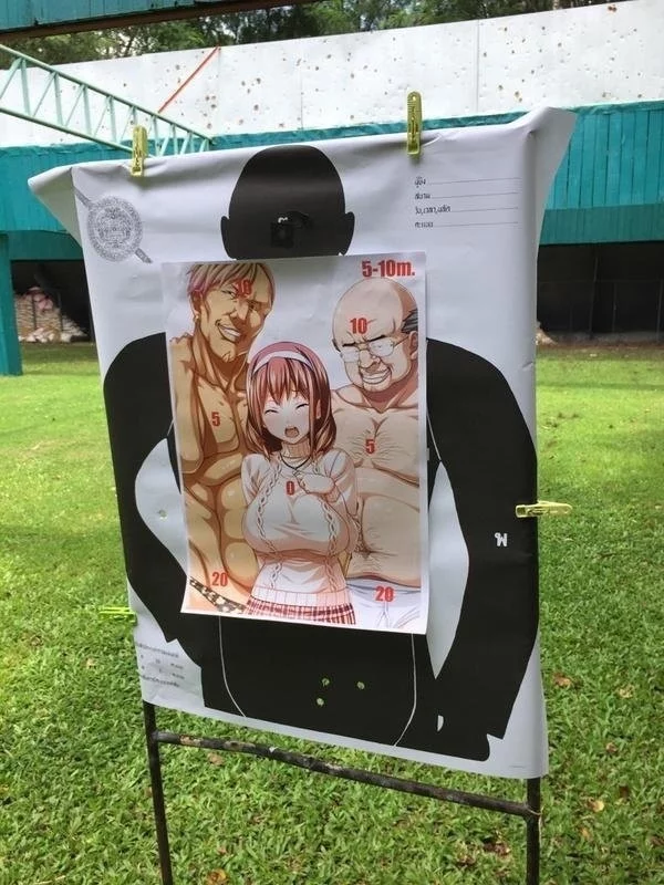 For the chan and the yard, I shoot at point-blank range! - Hentai, Shooting, Rave, Shooting gallery, miscellanea, Weapon, Girls, Longpost