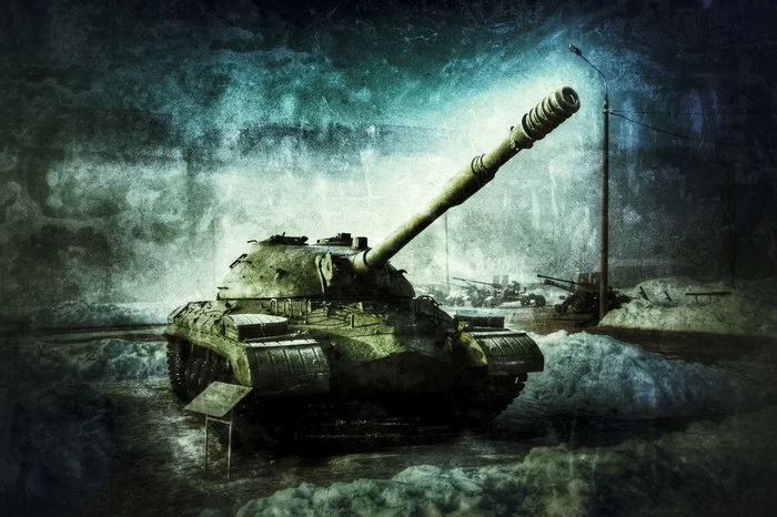 A little HDR - My, Tanks, Military equipment, Victory park, IS-3