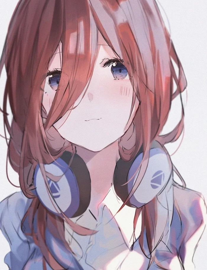 Miku Nakano - Аниме, Anime Art, Nakano Miku, Miku Nakano, The Quintessential Quintuplets, Gotoubun No Hanayome