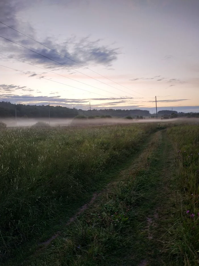 Fog near Protva. - My, Nature, Fog