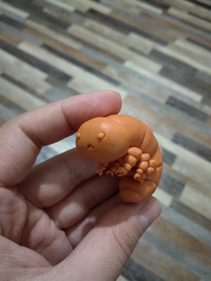 Tardigrade from Death Stranding - My, Death stranding, Games, Hideo Kojima, Genius, Madame bloomfang, Polymer clay, Longpost