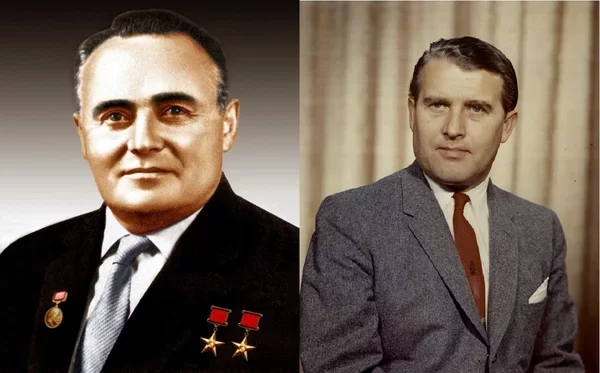 Two fathers of world astronautics - My, Space, Longpost, Sergey Korolev, Wernher von Braun, Saturn V, Vostok-1