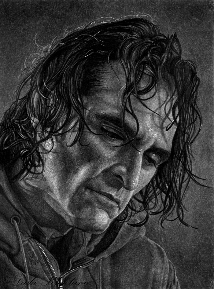 Портрет простым карандашом. "Артур Флек"