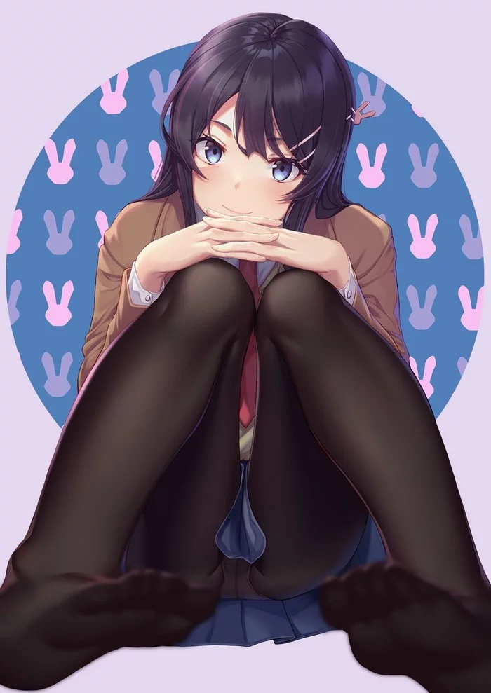 Anime Art - NSFW, Аниме, Rascal Does Not Dream of Bunny Girl Senpai, Mai Sakurajima, Anime Art