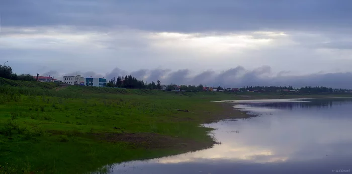 On the topic of Kelvin-Helmholtz clouds. Yakutia, 2018, Suntar. - My, Yakutia, Suntar, Clouds, North, Kelvin-Helmholtz clouds