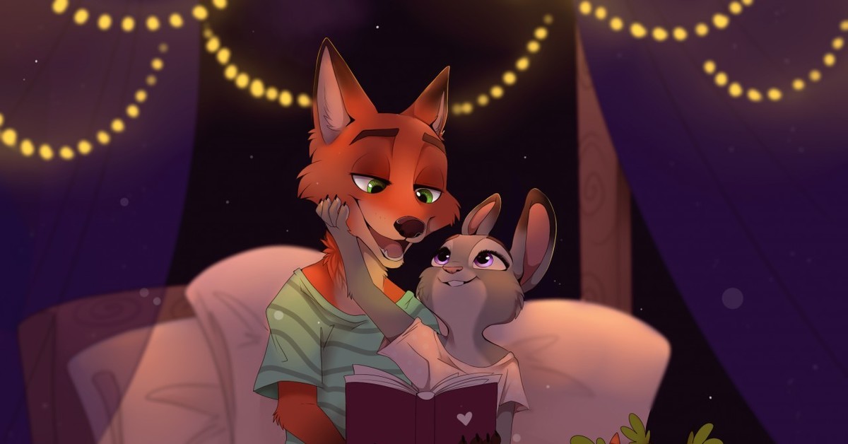 Night time with judy x nick. Зверополис ник и Джуди. Джуди Хоппс и ник Уайльд 18. Ник и Джуди арт. Ник Уайльд.