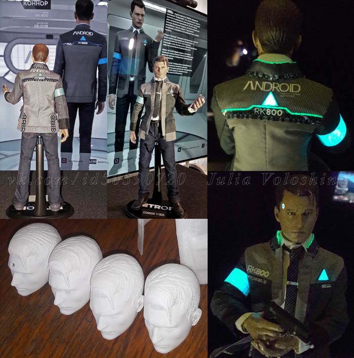 Фигурки Коннор RK800 и Маркус RK200 из Detroit: Become Human своими ...