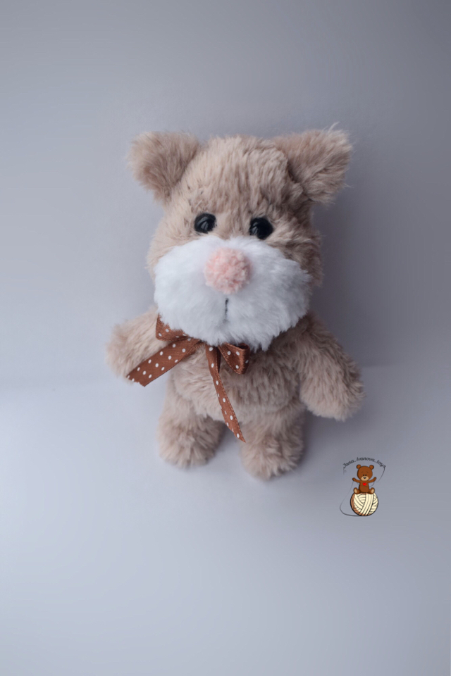 Fluffy.) - My, Knitted toys, Handmade, Amigurumi, Longpost