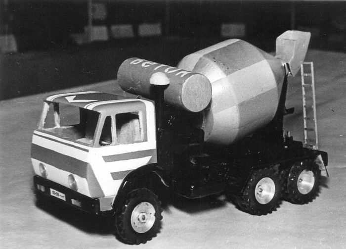 Modeling in the USSR - KAMAZ models made by schoolchildren - Kamaz, Car modeling, Modellers, the USSR, Retro, Modeling, Pupils, Child development, Longpost