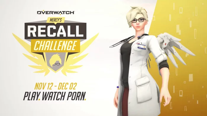 New skin for Mercy is already in the game - Overwatch, Mercy, Blizzard, Computer games