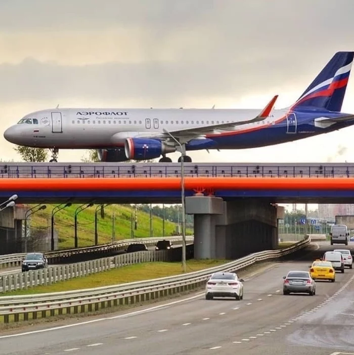 The best viaduct - Sheremetyevo, Viaduct, Passenger aircraft