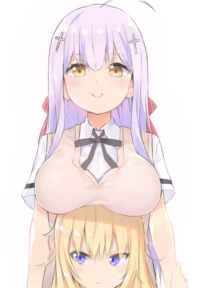 Raphiel and Gabriel , Anime Art, Gabriel DropOut, Raphiel Ainsworth Shiraha, Gabriel White Tenma