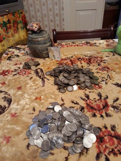 Children's piggy bank for a dream - My, Money box, Sea, Children, Money, Accumulation, Coin, Belarusian ruble