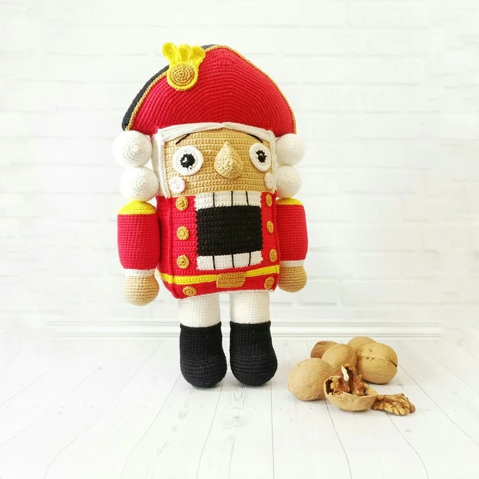 Nutcracker - Handmade, Needlework without process, Knitting, Crochet, Knitted toys, Longpost