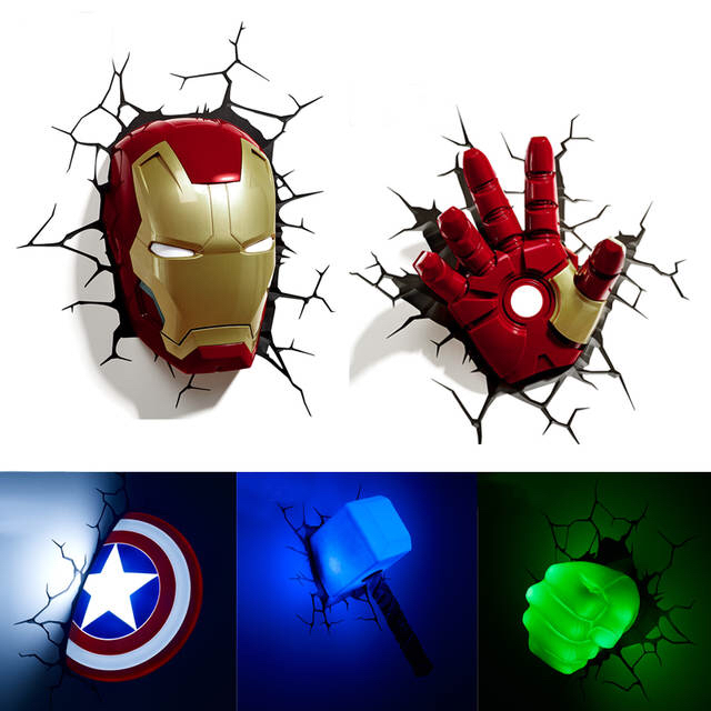 Top 7 best superhero night lights! - Marvel, DC, Comics, Dc comics, Superheroes, AliExpress, Lamp, Longpost