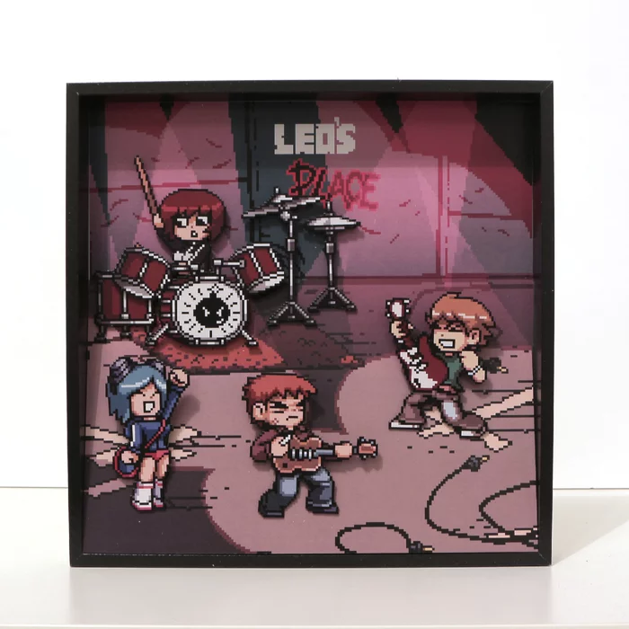 Диорама Scott Pilgrim vs. the World: The Game - Моё, Диорама, Своими руками, Скотт Пилигрим, Длиннопост, Арт