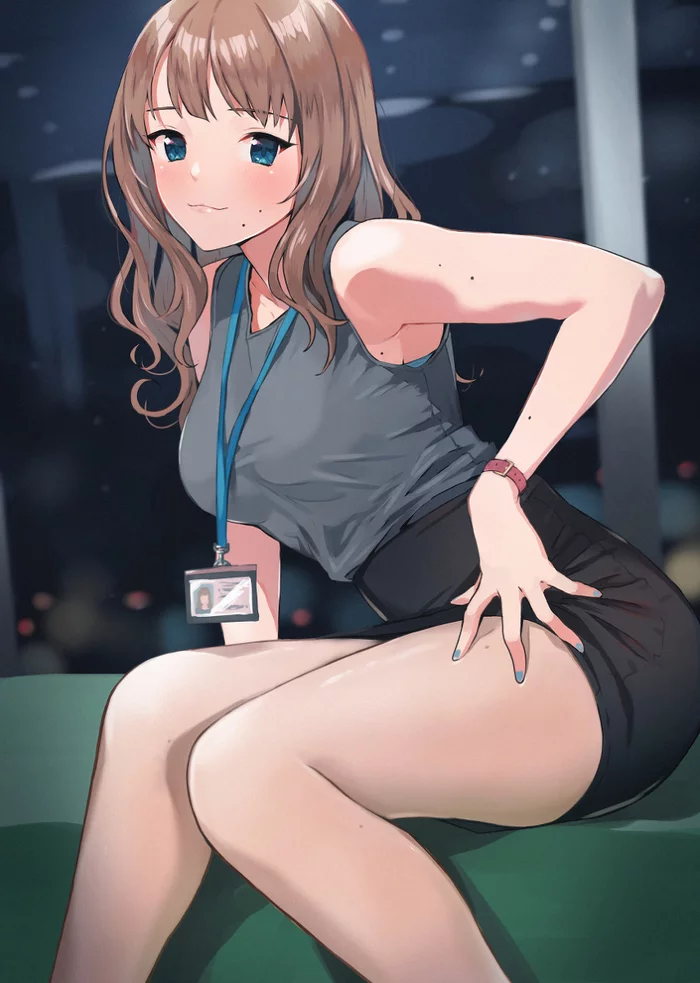 Weekdays #5 - Anime, Art, Anime art, Original character, Girls, Office, Legs, Doshimash0