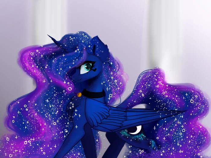 Stars in the mane - My, My little pony, Princess luna, Livitoza