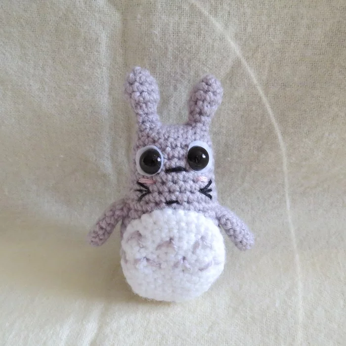 Baby Totoro - My, Longpost, Totoro, My neighbor Totoro, Knitting, Needlework without process, Needlework, Toys