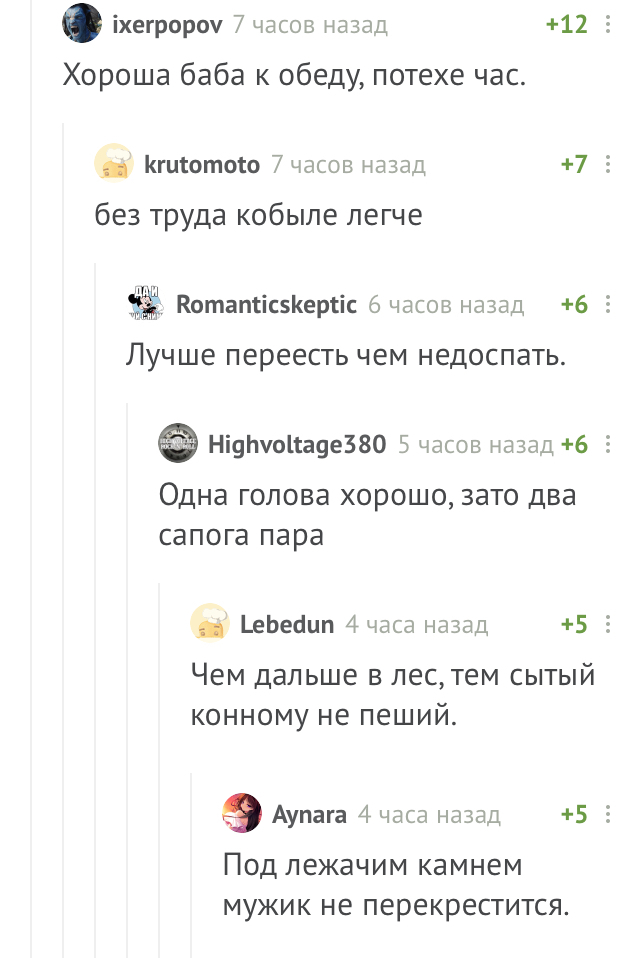 «Небольшой рассказ на тему пословица чем дальше в лес тем больше дров?» — Яндекс Кью