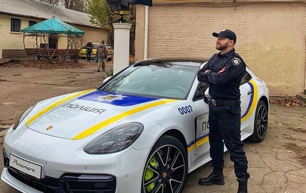 No way, we fined ourselves - Odessa, Police, Porsche Panamera