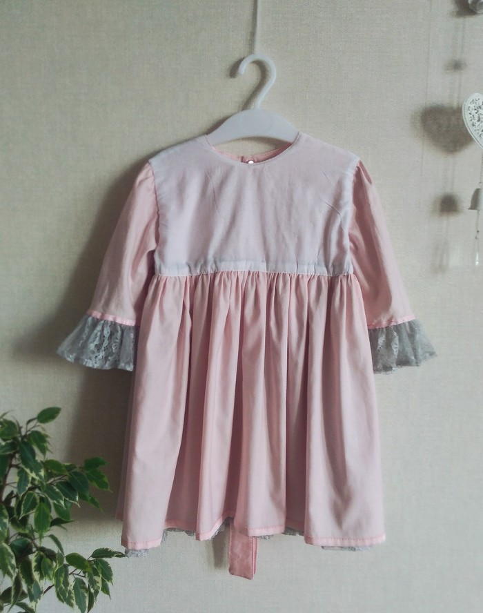 Дебют на Пикабу. Детское платье Рукоделие, Детская одежда, Рукодельники, Рукоделие без процесса, Длиннопост