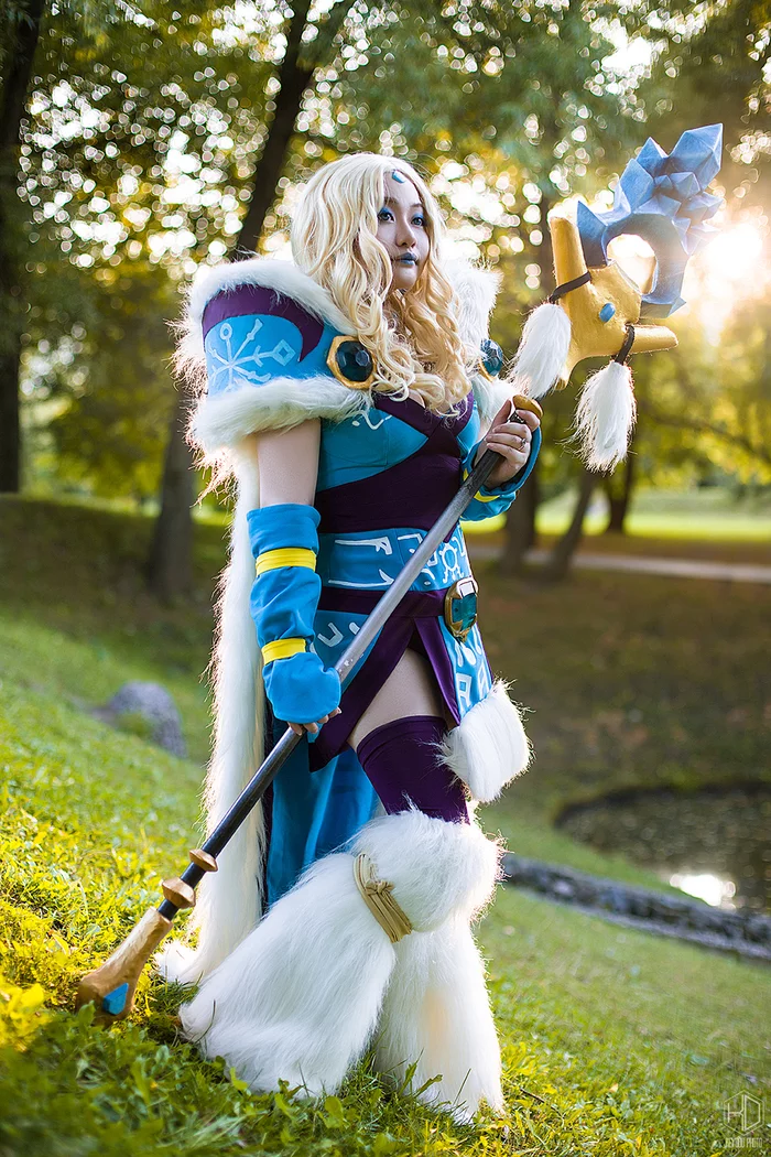 Cosplay of Crystal Maiden from Dota 2 <3 - My, Cosplay, Dota 2, Dota, Dota 2, Crystal maiden, Rylai, Crystal Maiden arcana, Games, Longpost