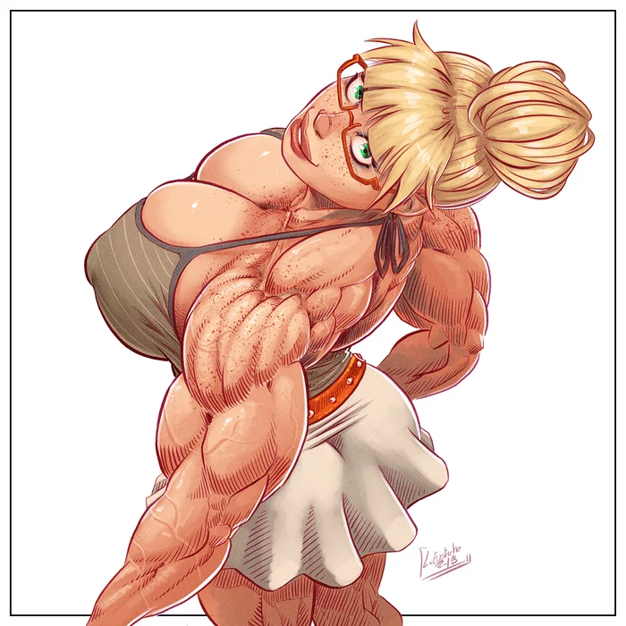 What are you looking at? - Lord-Eustache, Art, Strong girl, Sleep-Sleep, Girls, Body-building, Boobs