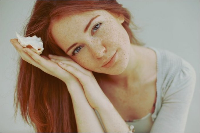 On this November day, sunshine is in your feed. - Redheads, Freckles, Girls, Longpost