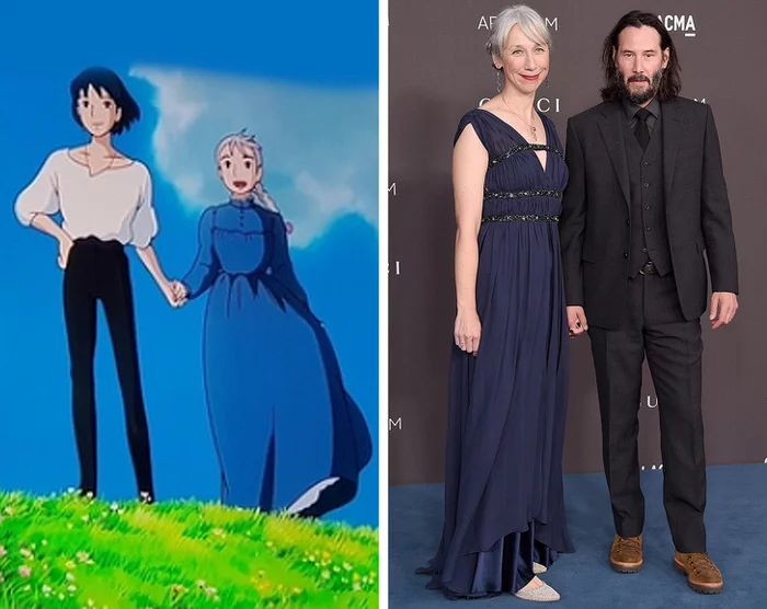 Like looking into the water - Keanu Reeves, Hayao Miyazaki, Haul's walking castle, Prediction