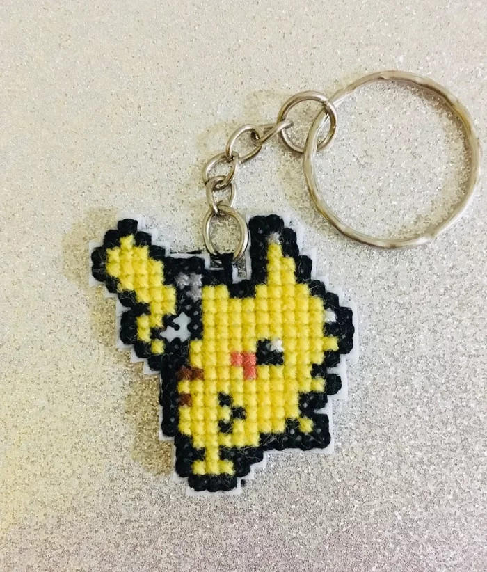 I challenge you! Pikachu - Pokemon, Pikachu, Embroidery, Handmade, Longpost